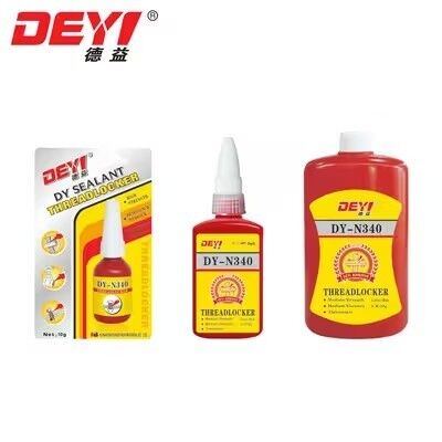 DEYI DY-N340 ফাস্ট কিউরিং থ্রেড লকিং আঠালো - মেটাল ফিটিং এবং প্লাগের জন্য মাঝারি সান্দ্রতা সিলেন্ট আঠালো