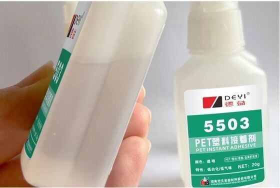 High Penetration Low Viscosity PET Adhesive AB Epoxy Glue 3-10s Fast Curing Transparent Resin For Micro Crack Repair