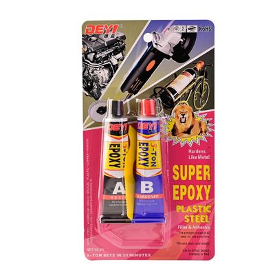 উচ্চ তাপমাত্রা প্রতিরোধী স্বচ্ছ ইপোক্সি এবি আঠা, যা শক্তিশালী বন্ধনের জন্য ১২ মাসের শেলফ লাইফ যুক্ত