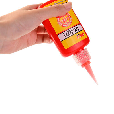 DEYI N271 লাল উচ্চ শক্তি স্ক্রু আঠালো অ্যানিনোবিক আঠালো থ্রেডলকার