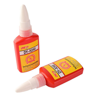 DEYI N340 পাইকারি এনারোবিক আঠা থ্রেড লকার হালকা হলুদ