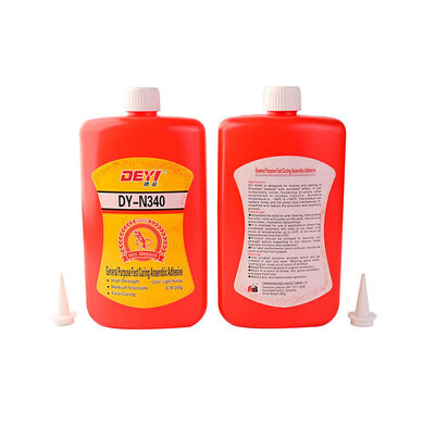 DEYI N340 পাইকারি এনারোবিক আঠা থ্রেড লকার হালকা হলুদ