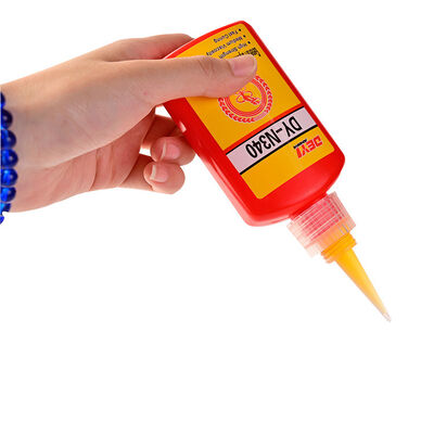 DEYI N340 পাইকারি এনারোবিক আঠা থ্রেড লকার হালকা হলুদ