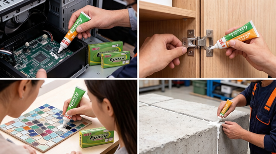 90 Minutes Curing Time Strong Adhesion Chemical Resistant Multipurpose Epoxy Adhesive for Metal Wood Glass