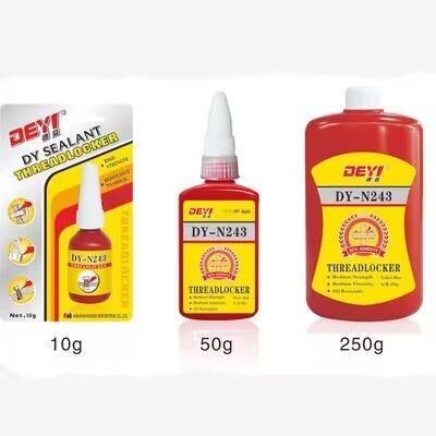 DEYI DY-N243 সহজ বিচ্ছিন্ন থ্রেডলকার - স্টেইনলেস স্টীল এবং নিষ্ক্রিয় ধাতুগুলির জন্য উচ্চ তাপমাত্রা এবং তেল প্রতিরোধী আঠালো