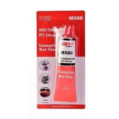 Red Neutral RTV Silicone Gasket Maker M588 Heat Resistant Sealant Adhesive For Metal Bonding